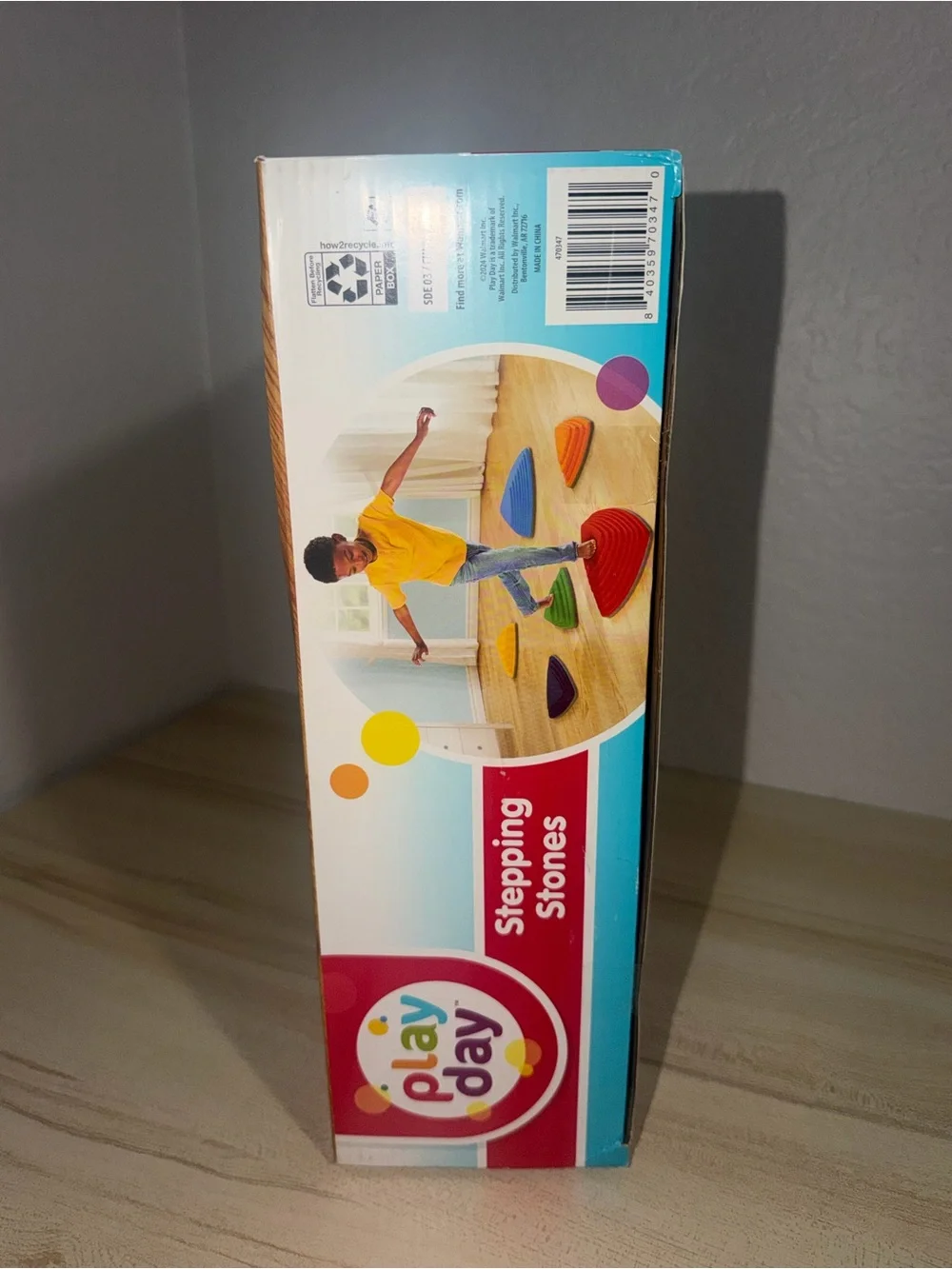 NWT Play Day Stepping Stones Kids Balance Coordination Toy 6 Pieces